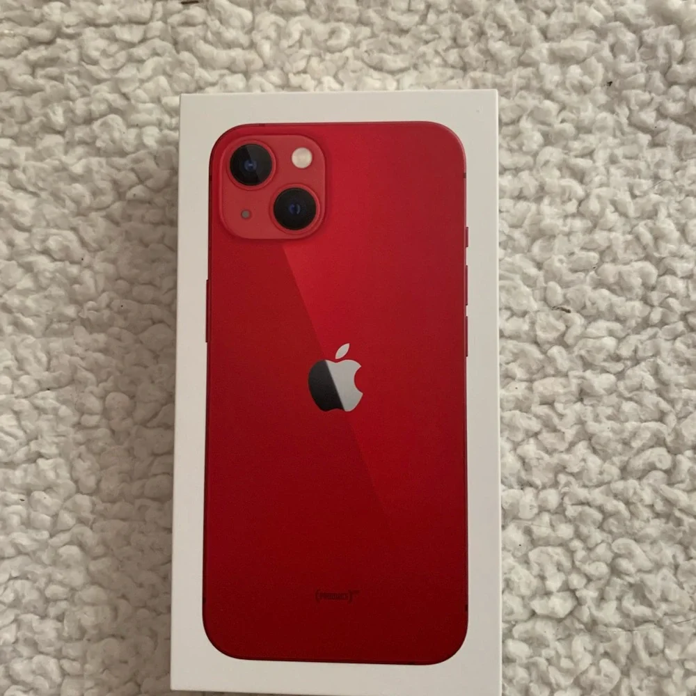 Apple iPhone in Red BOX ONLY
